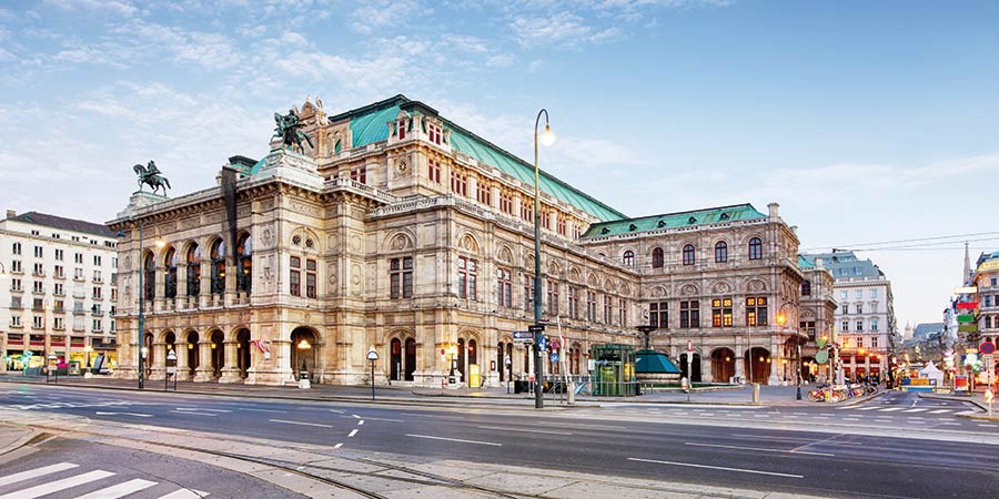 Enjoying a tour of elegant Vienna