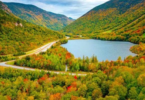 Autumnal views of New England in the Fall